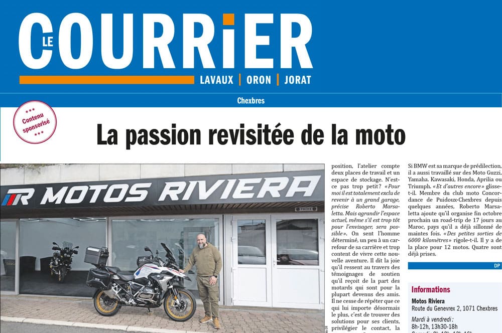 Chexbres – La passion revisitée de la moto